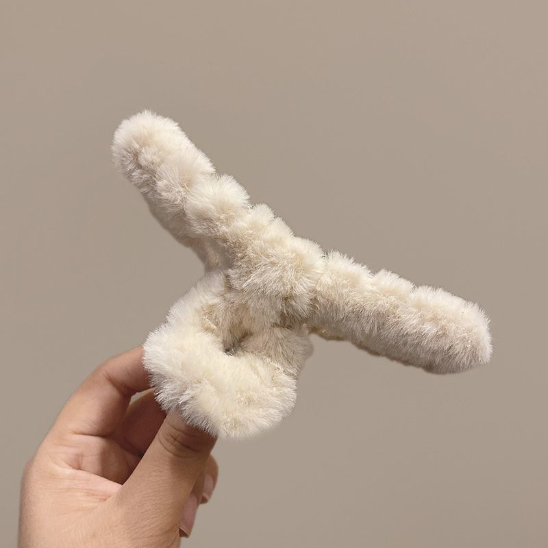 Autumn And Winter Plush Shark Clip Barrettes