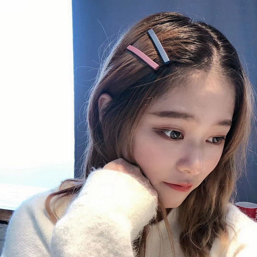 One word clip color hair clip