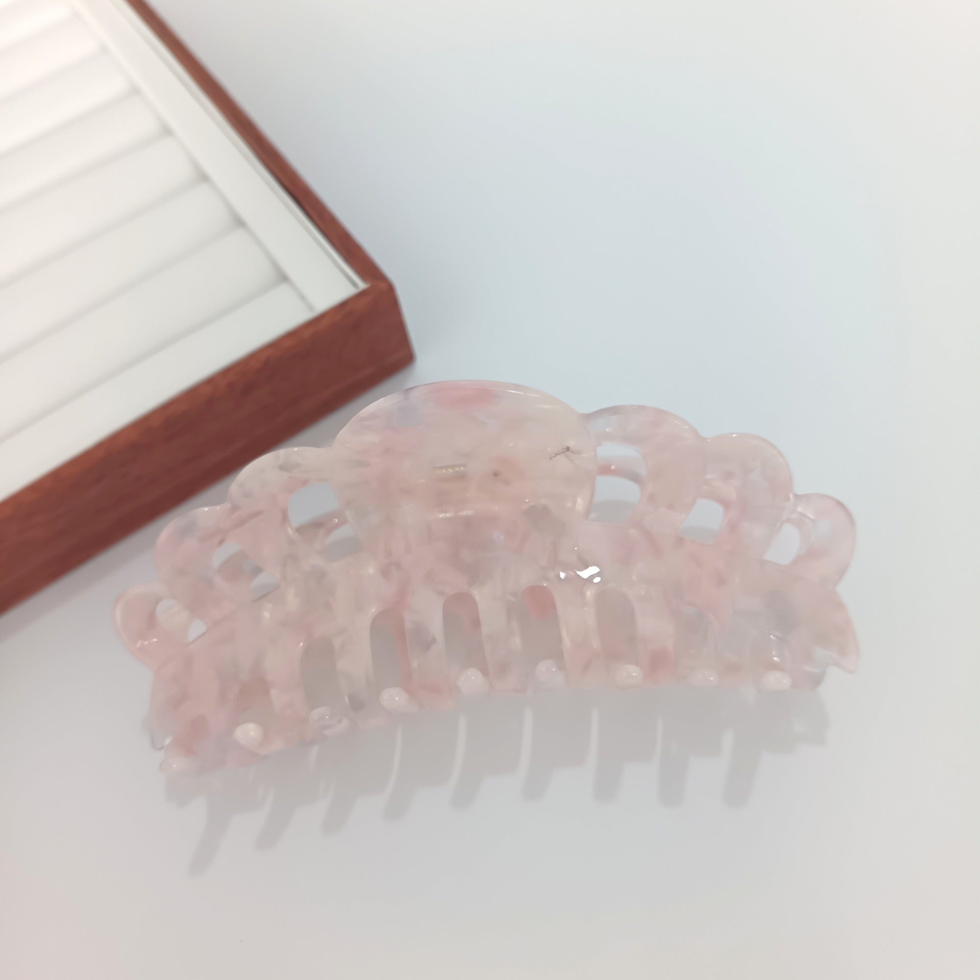 Fashion Oversized Crown Acetate 14cm Barrettes