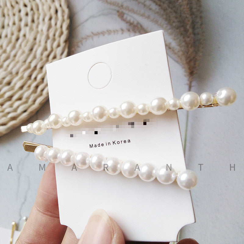 Braided Pearl Hair Clip