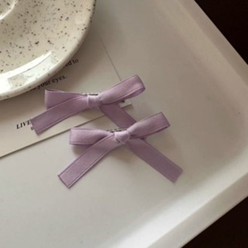 Sweet Girl Bow Ribbon Barrettes