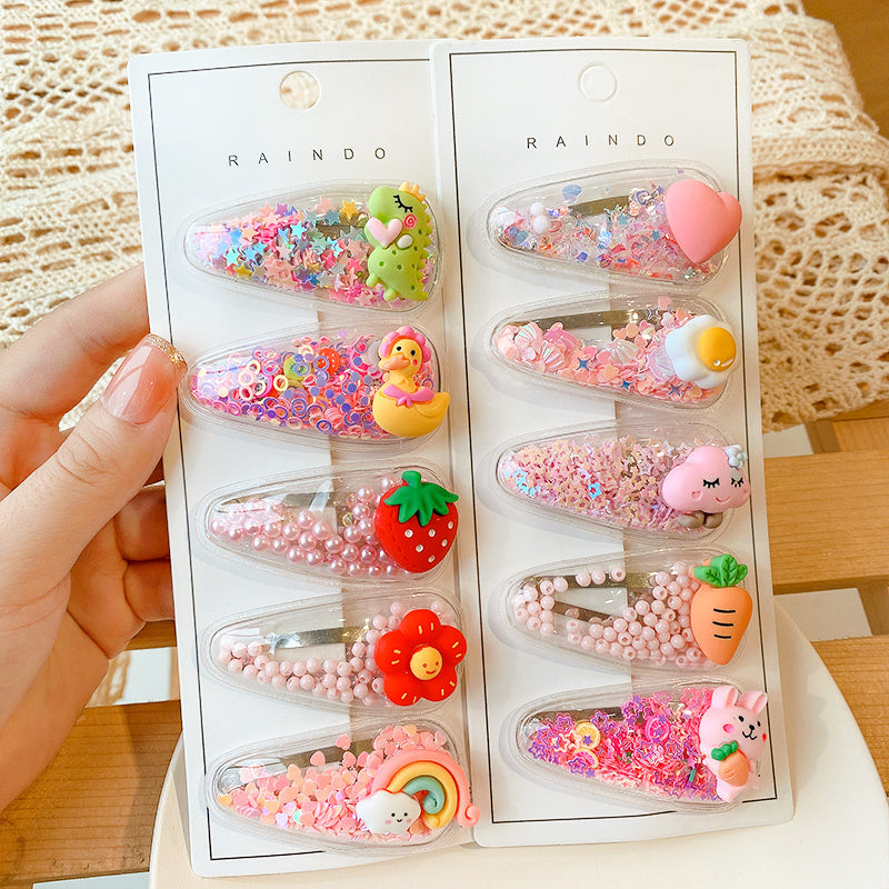 Girls Fashion Simple Love Hair Clip