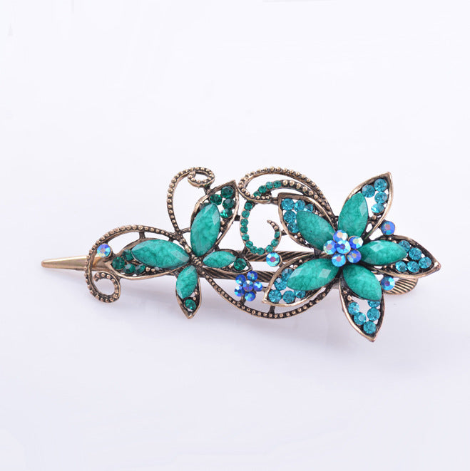 Best style retro resin butterfly dish hair clip