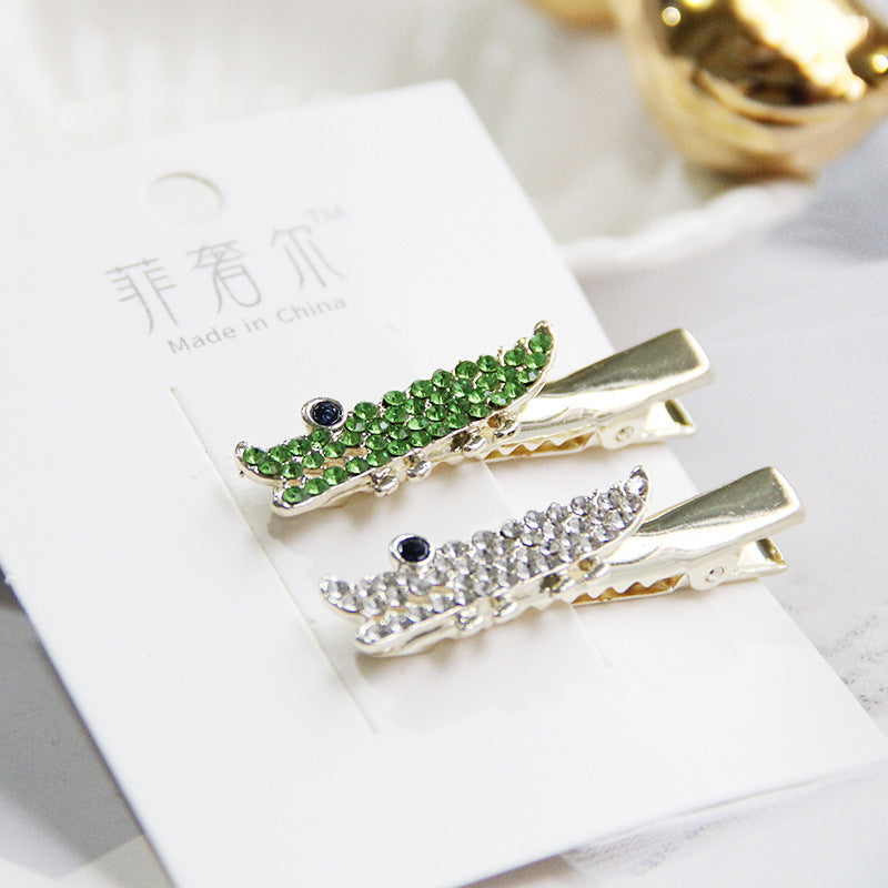 Metal clip rhinestone hair ornament
