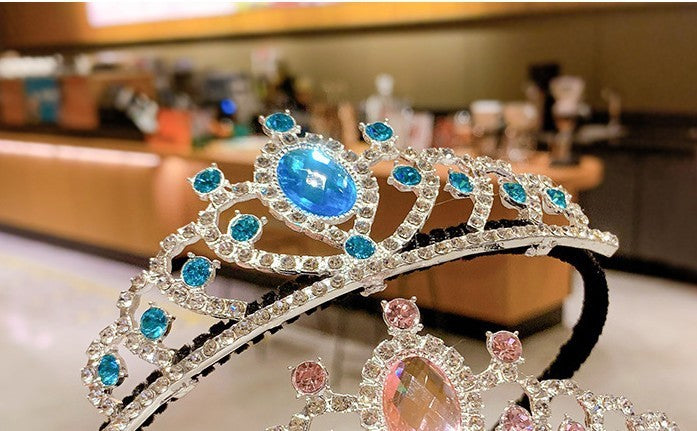 Girls Crown Headdress Children's Crown Princess Barrettes