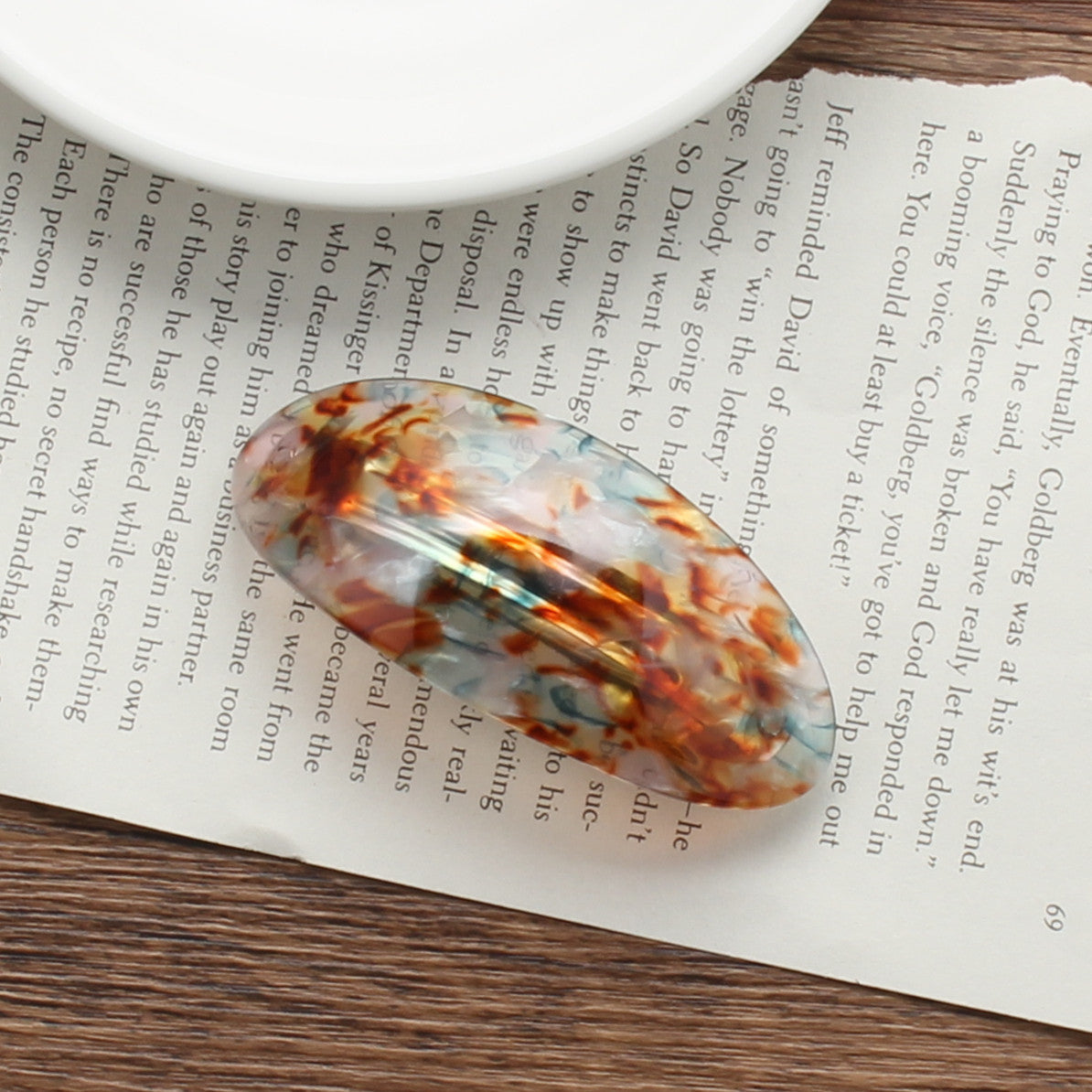 Oval Clip Half Hair Accessories Female