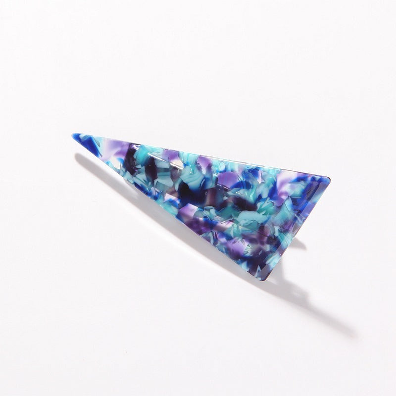 Fashion Personality New Acetate Marble Hair Clip