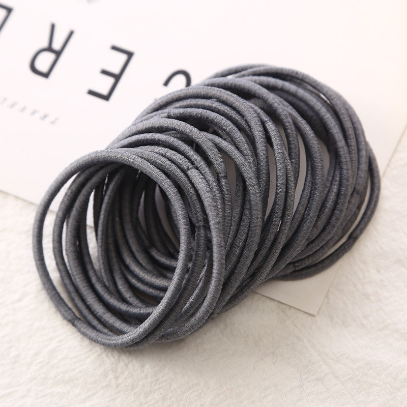 Fine Leather Band Hair Ring Jewelry