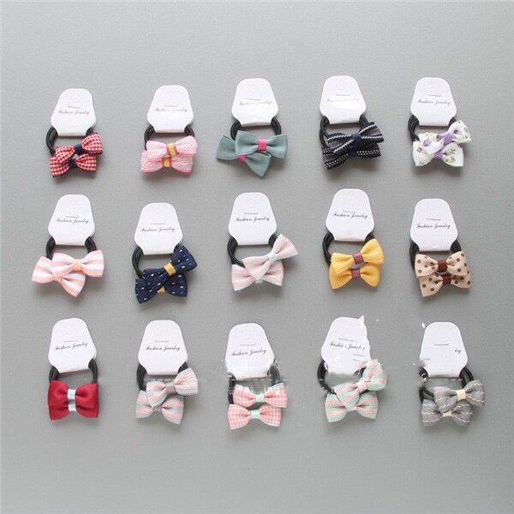Cute Cartoon Headdress Flower Rubber Band Non-stick Hair Ring
