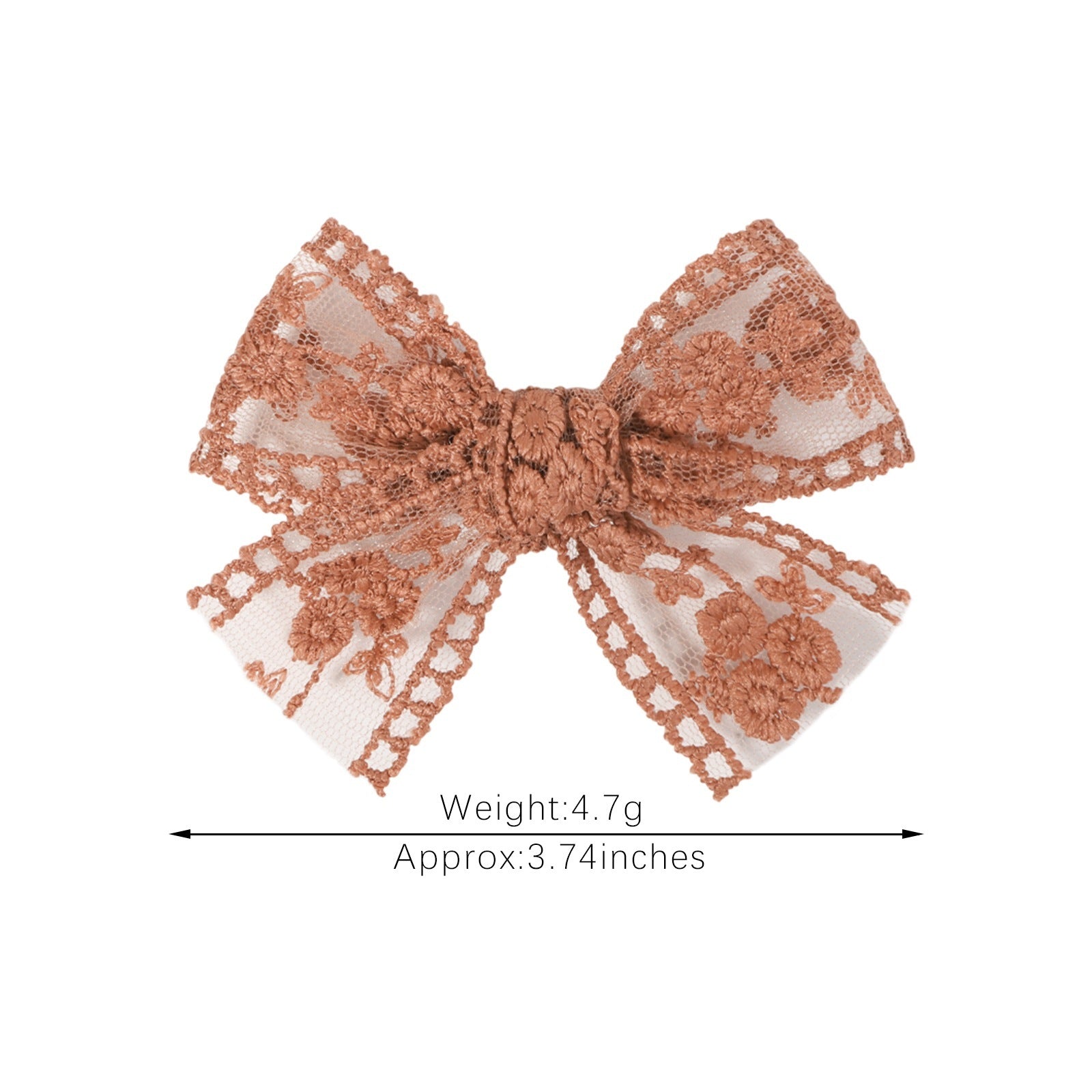 Children's Bow Lace Embroidery Barrettes