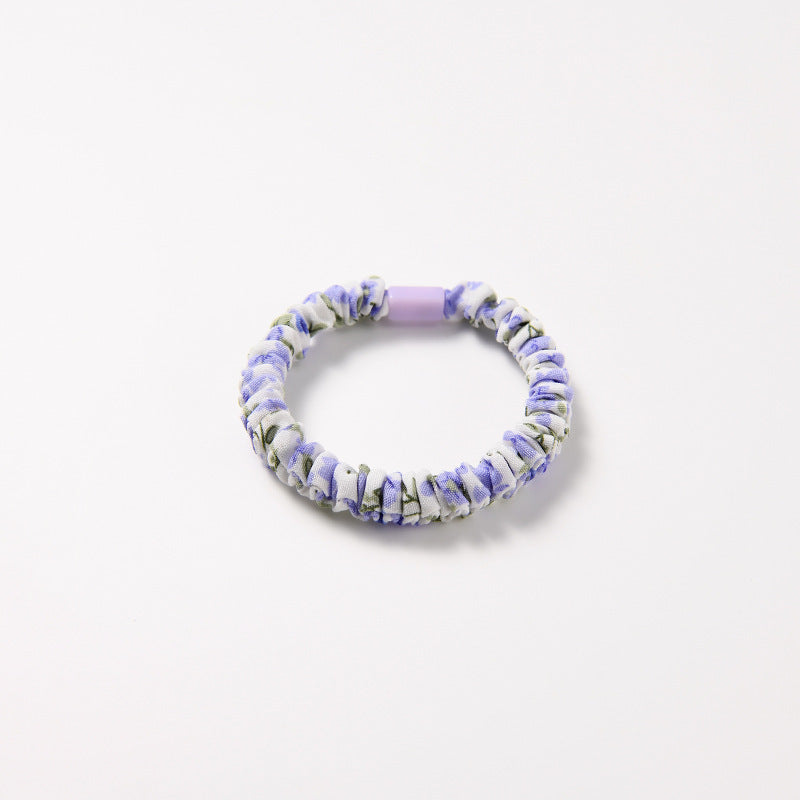 Korean Floral Children's Cute Hair String Rubber Band Hair Ring