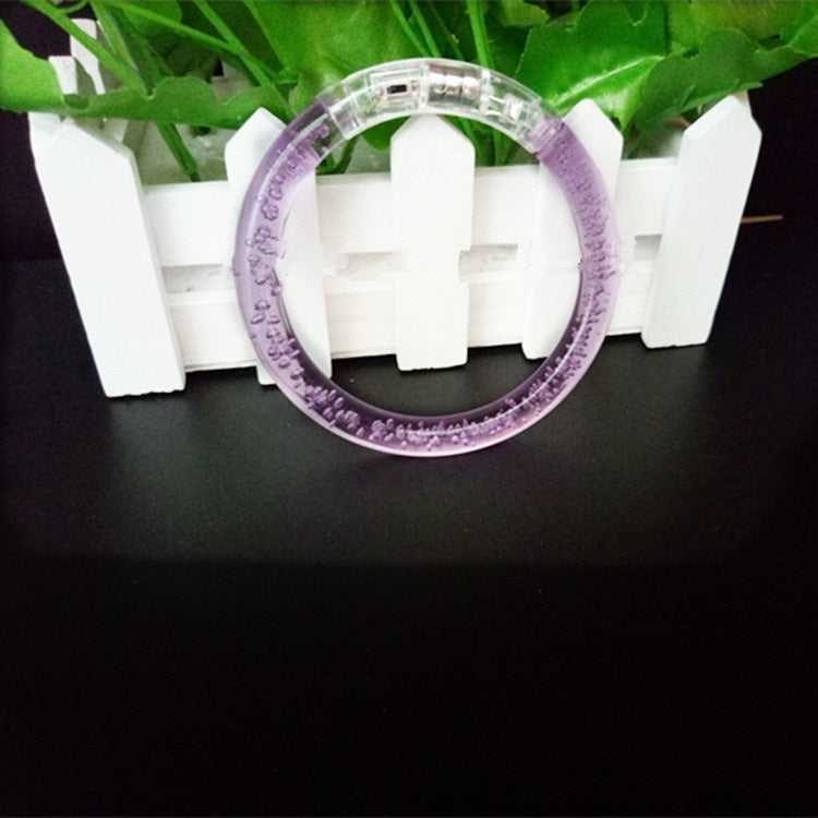 Acrylic Flash Bracelet Hair Ring Fluorescent Stick Party Cheering Props Children's Toy Stall Night Market Hot Sale