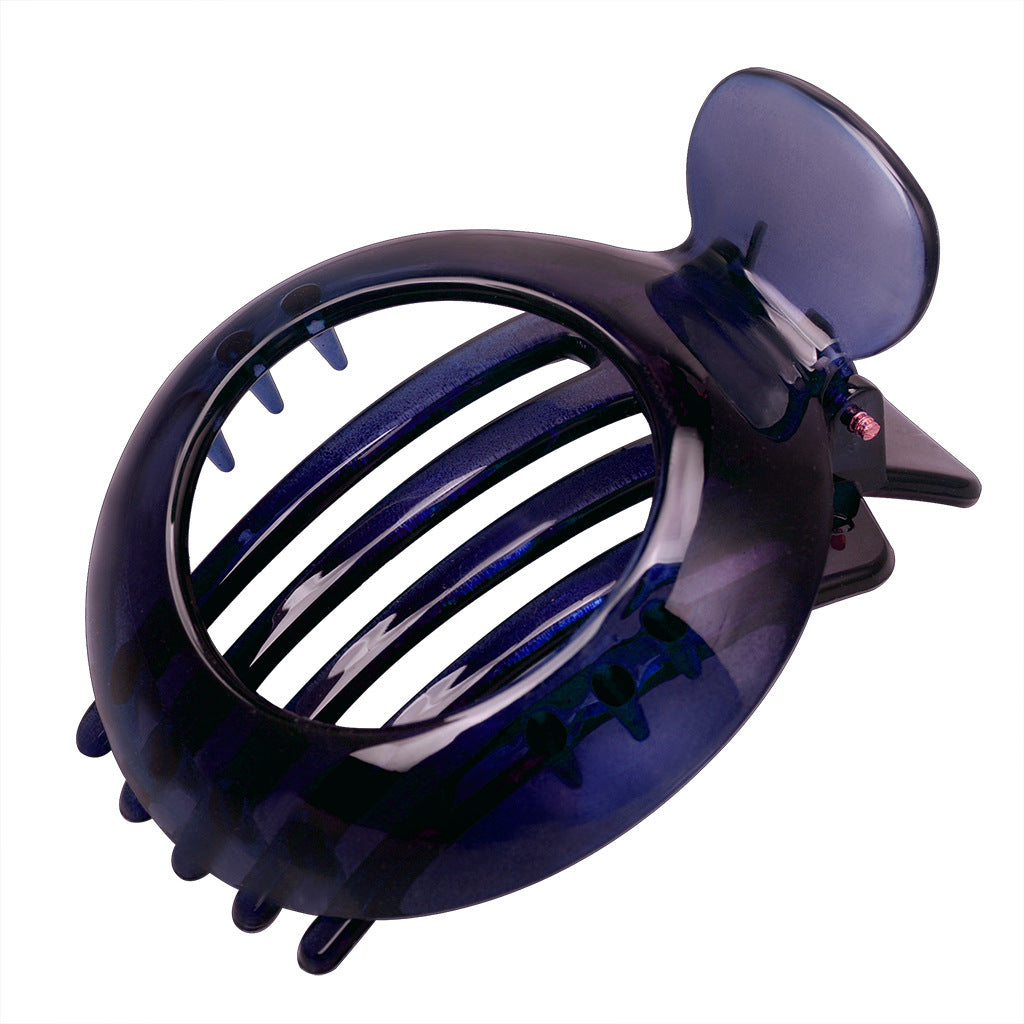 European And American Stylish Round Hollow Hair Plug Barrettes