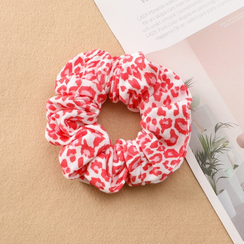 Best Plaid Print Large Intestine Ring Women's Hair Tie
