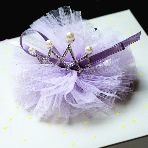 Girls Crown Headdress Children's Crown Princess Barrettes