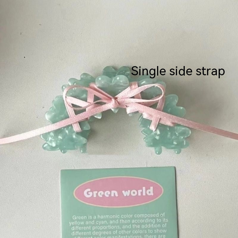 Ballet Ribbon Bow Manual Barrettes