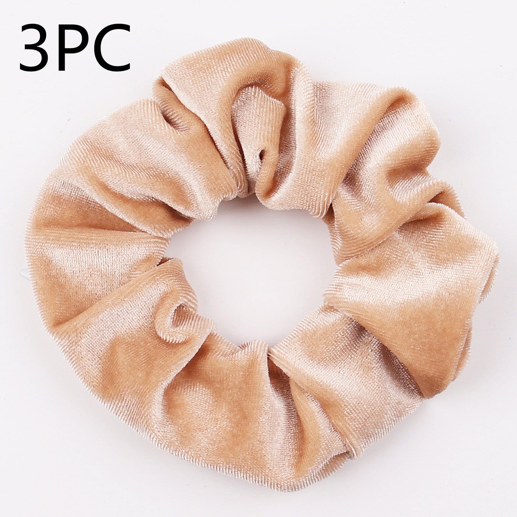 Fashion New Velvet Tencel Pocket wallet Hair Scrunchies Retro Zipper Large Intestine Elastic Hair Band