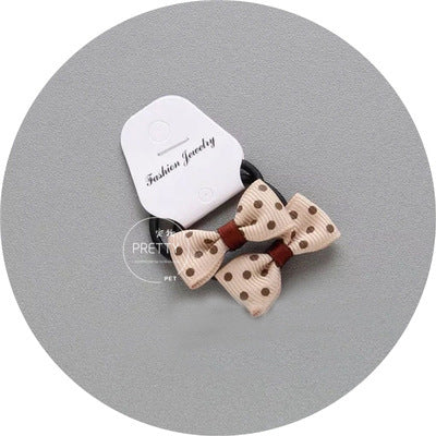 Cute Cartoon Headdress Flower Rubber Band Non-stick Hair Ring