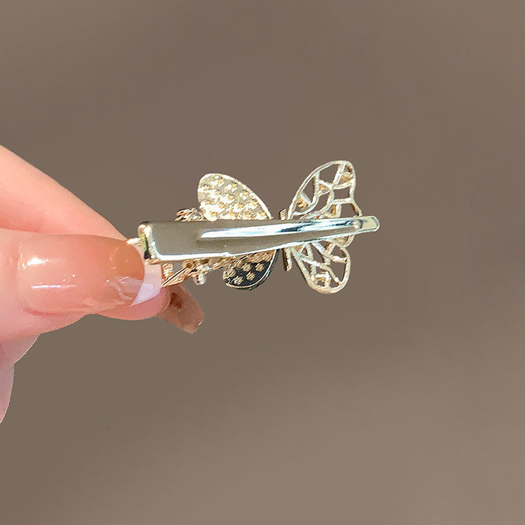 Opal Butterfly Barrettes Super Fairy Mini Side Bang Clip Forehead Broken Hair Little Clip