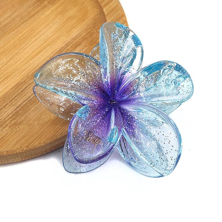 Bauhinia Egg Flower Barrettes Back Head Updo
