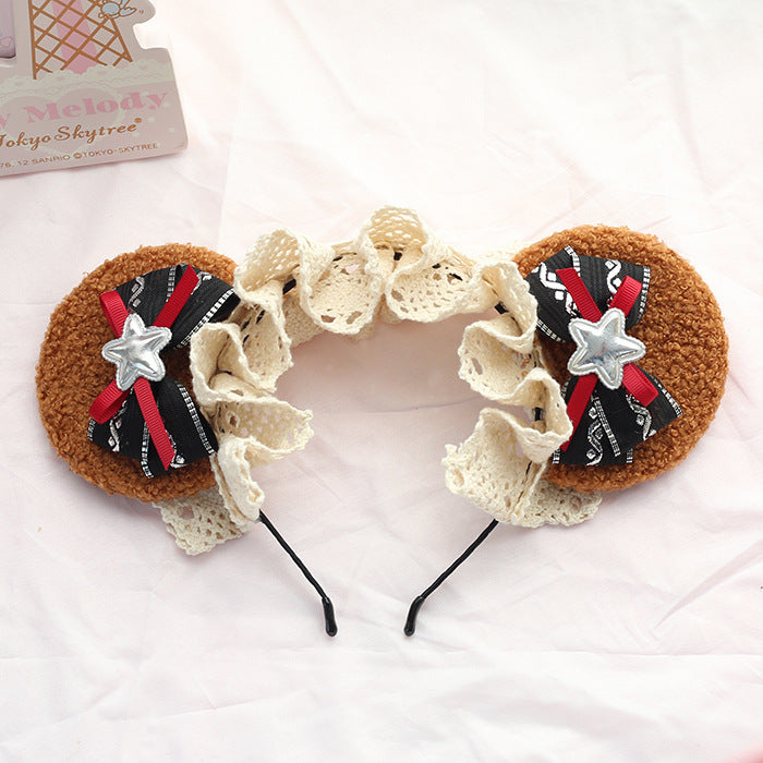 Women's Bear Ear Bow Barrettes