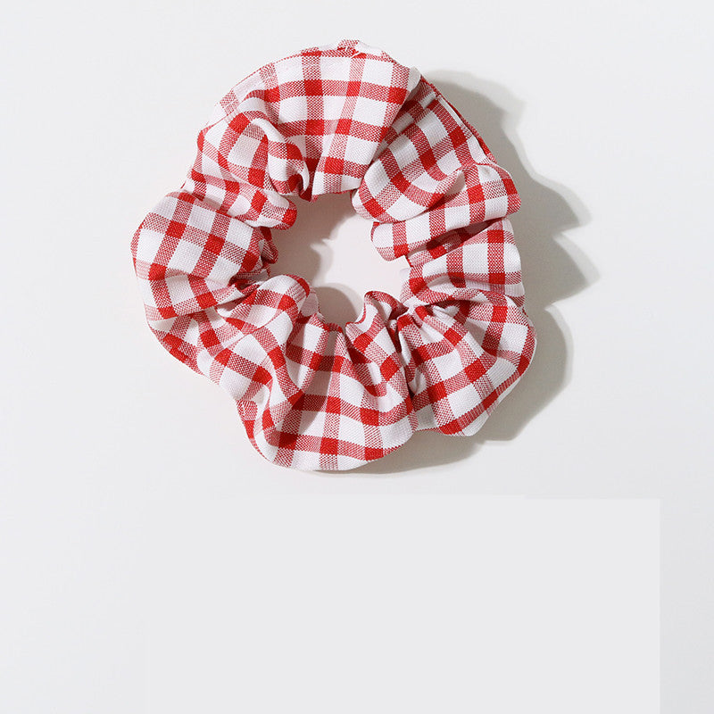 Ins Lattice System Large Intestine Hair Ring Simple Bm Pig Large Intestine Ring