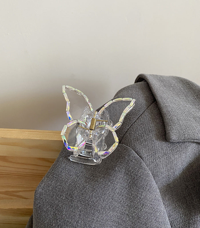 Medium Butterfly Shape Pearl Fancy Pearl Jelly Palette Hair Clip