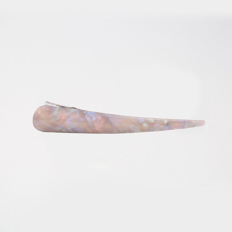 Acrylic hair accessories with long horn clip