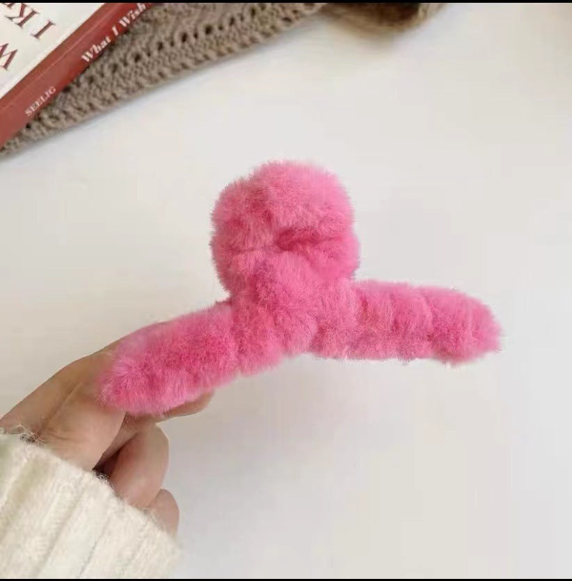 Plush Catch Shark Clip Hair Clip Headdress