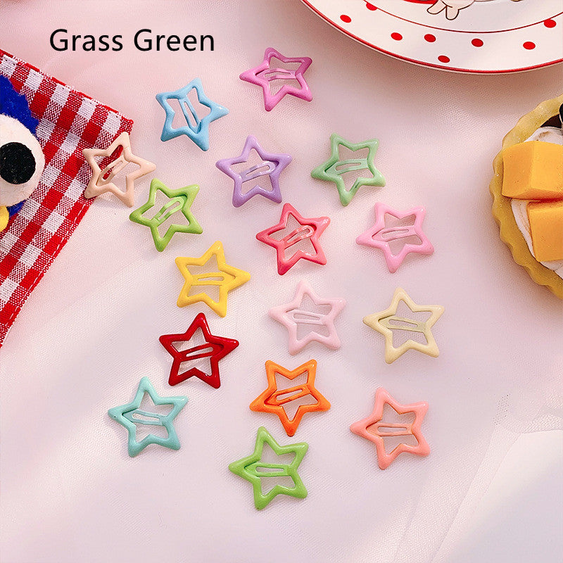 Candy Coloured Drip Stick Star Hair Clip
