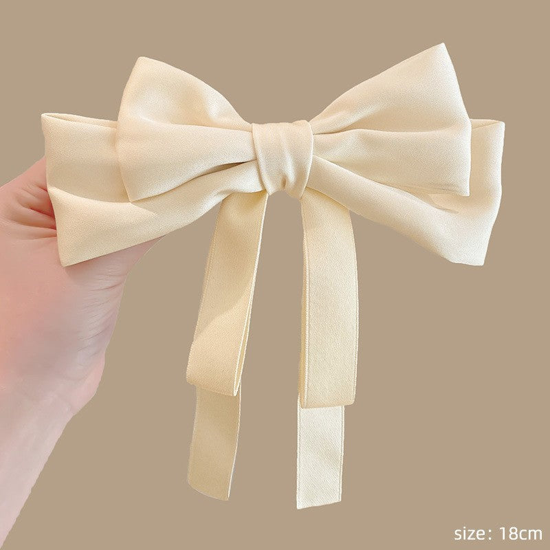 Female Sweet Desire Mesh Bow Hair Clip