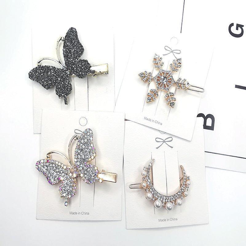 Bow clip does not hurt hair edge clip headpiece clip clip bangs jewelry