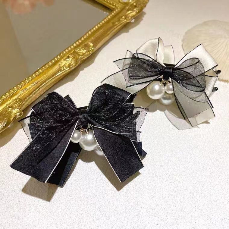 Bow Barrettes High-grade Large Back Head