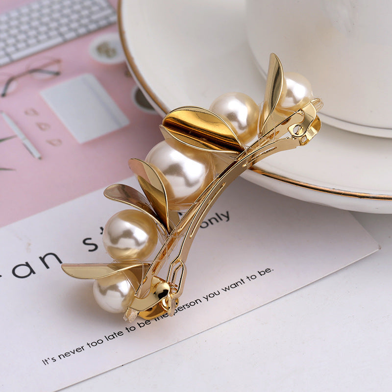 Temperament Wild Pearl Hair Clip