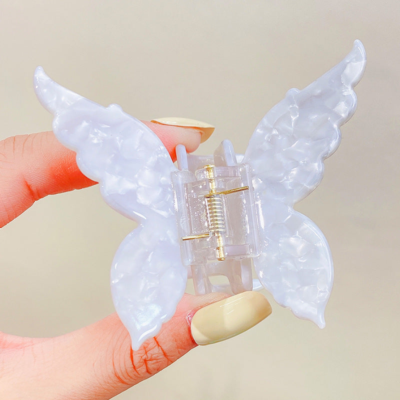 Acetic Acid Board Marble Pattern Hair Clip