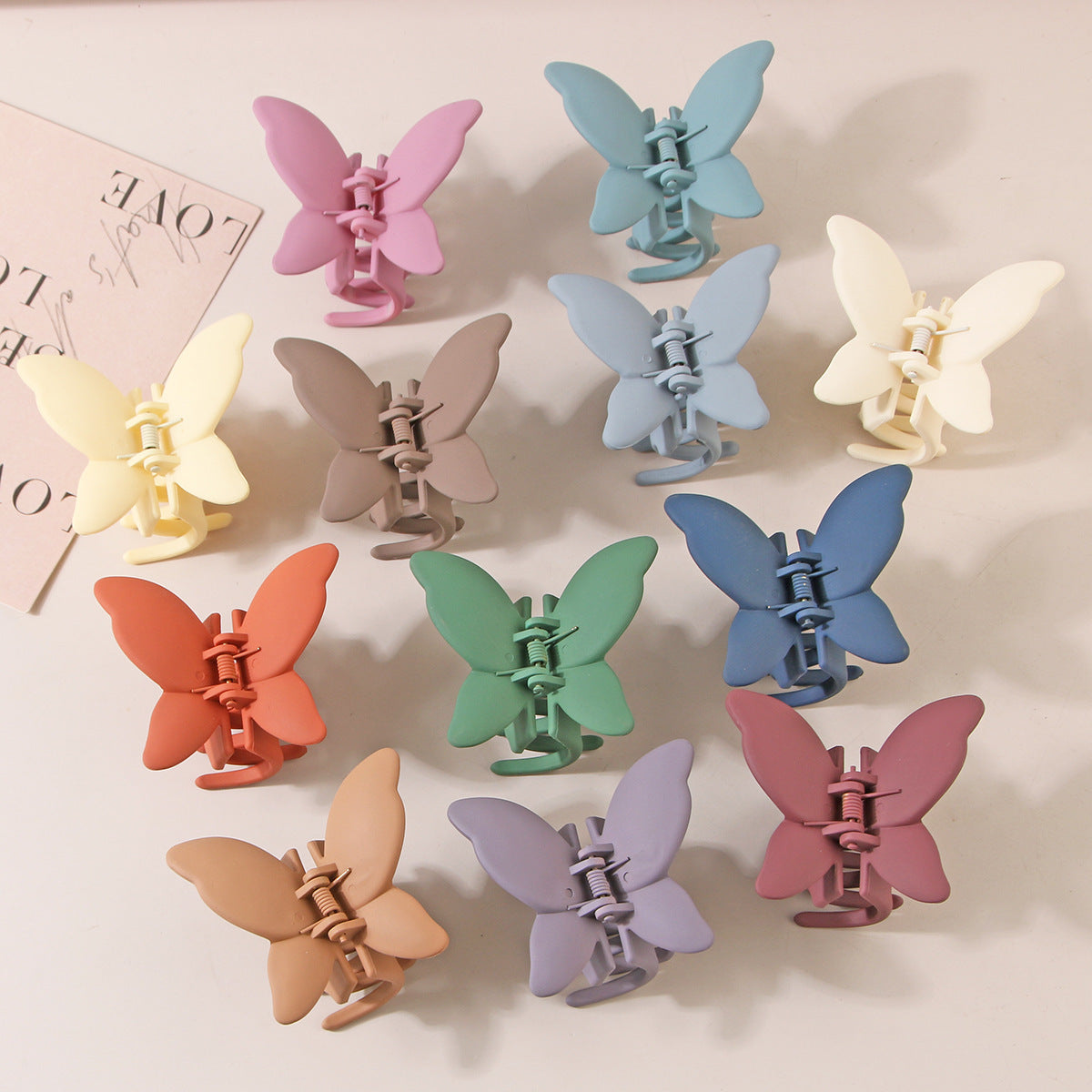 Grind Arenaceous Paint Effect Fashion Back Head Barrettes