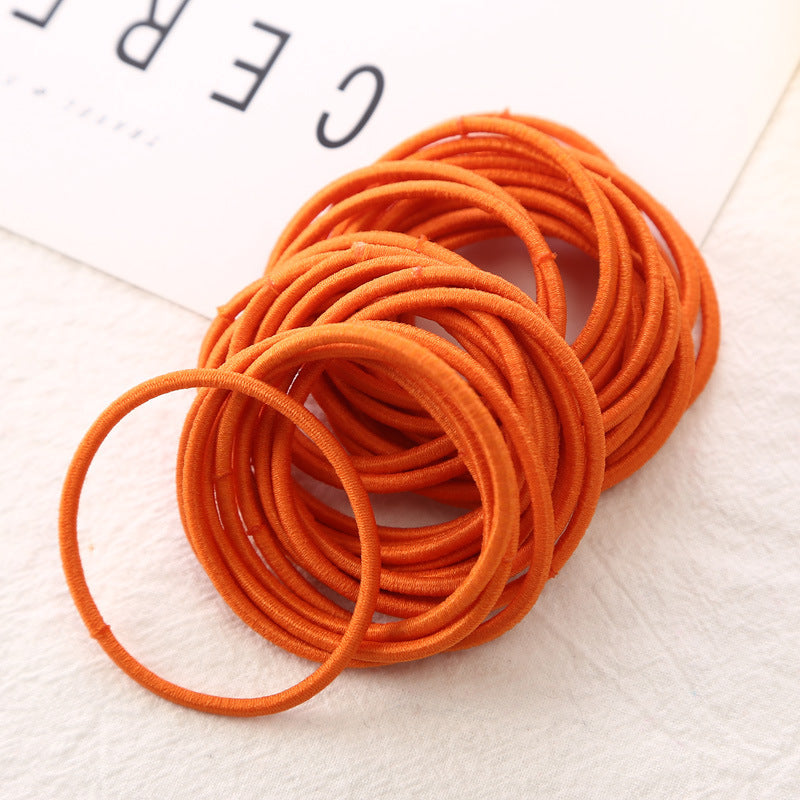 Fine Leather Band Hair Ring Jewelry
