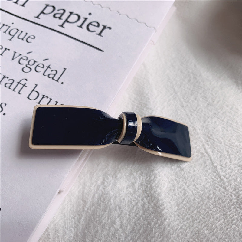 Gentle Graceful Bow French Retro Barrettes