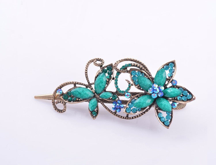 Best style retro resin butterfly dish hair clip