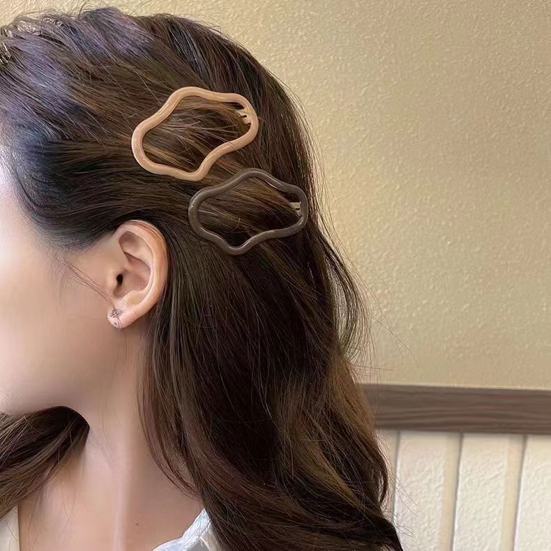 Rhinestone Clouds Of Stars Back Head Hollow Out Broken Hair Bb Forehead Side Bang Clip