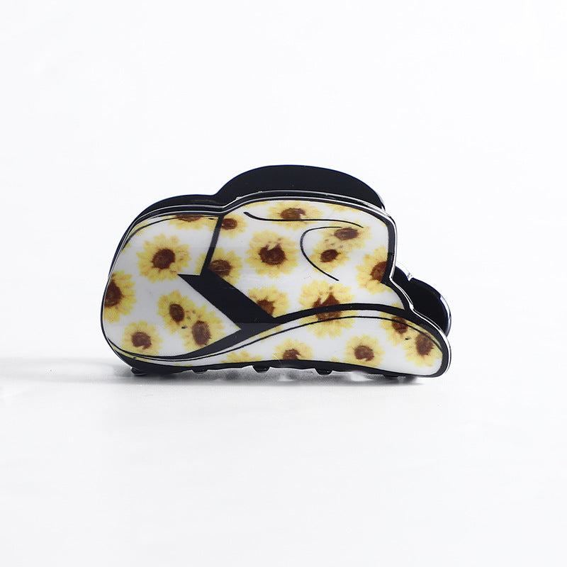 Retro Exotic Acrylic Barrettes