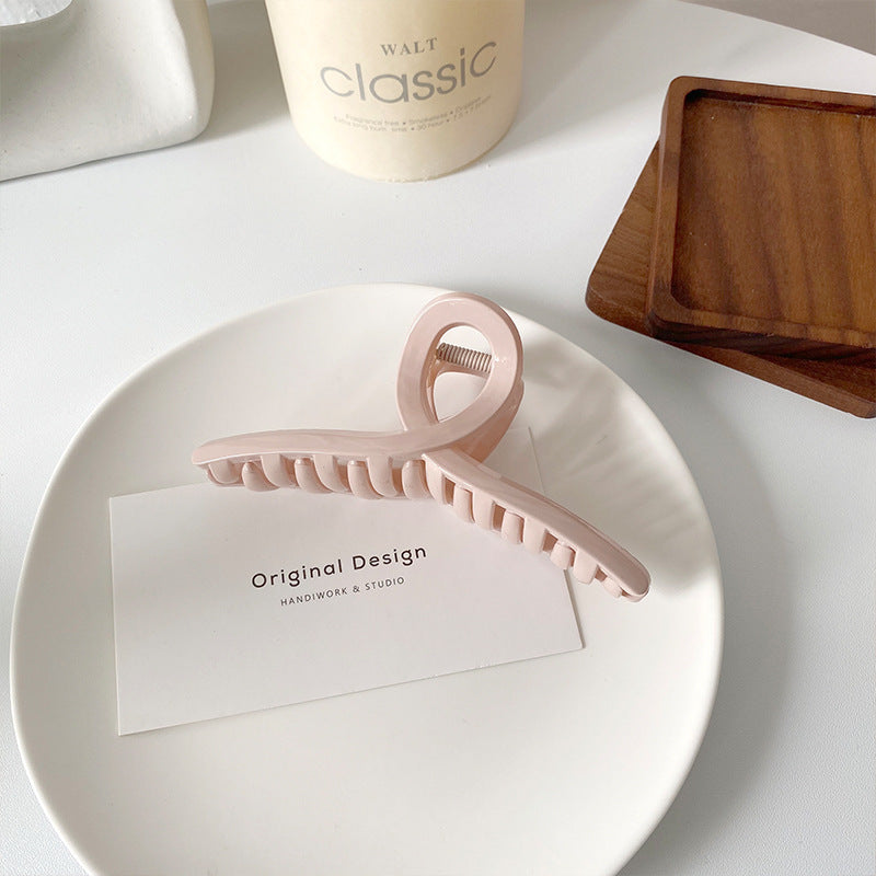 Women's Fashionable Airy Solid Colour Hair Clip