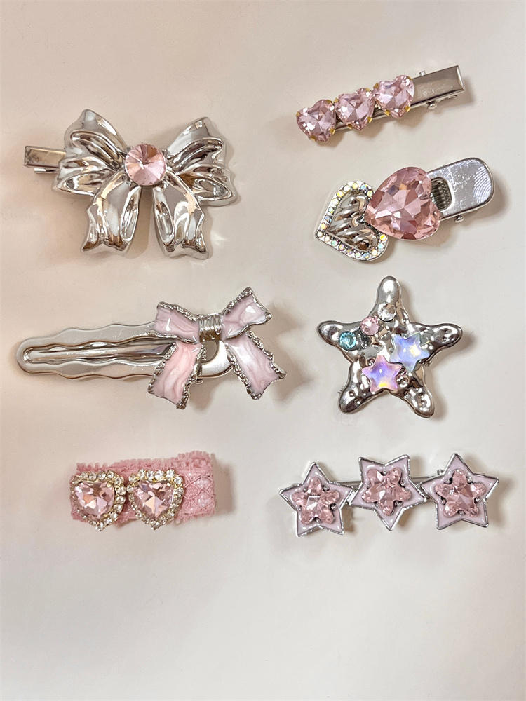 Cute Sweet Girl Student Butterfly Love Flower Barrettes