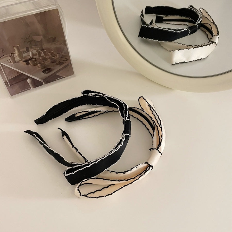 Fashion Women's Wavy Side Bow Hair Clip