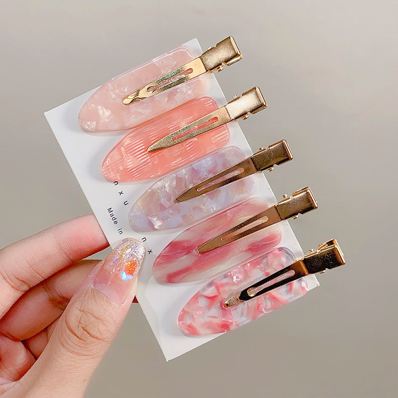 Acetic Acid Seamless Acrylic Duck Billed Hair Clip