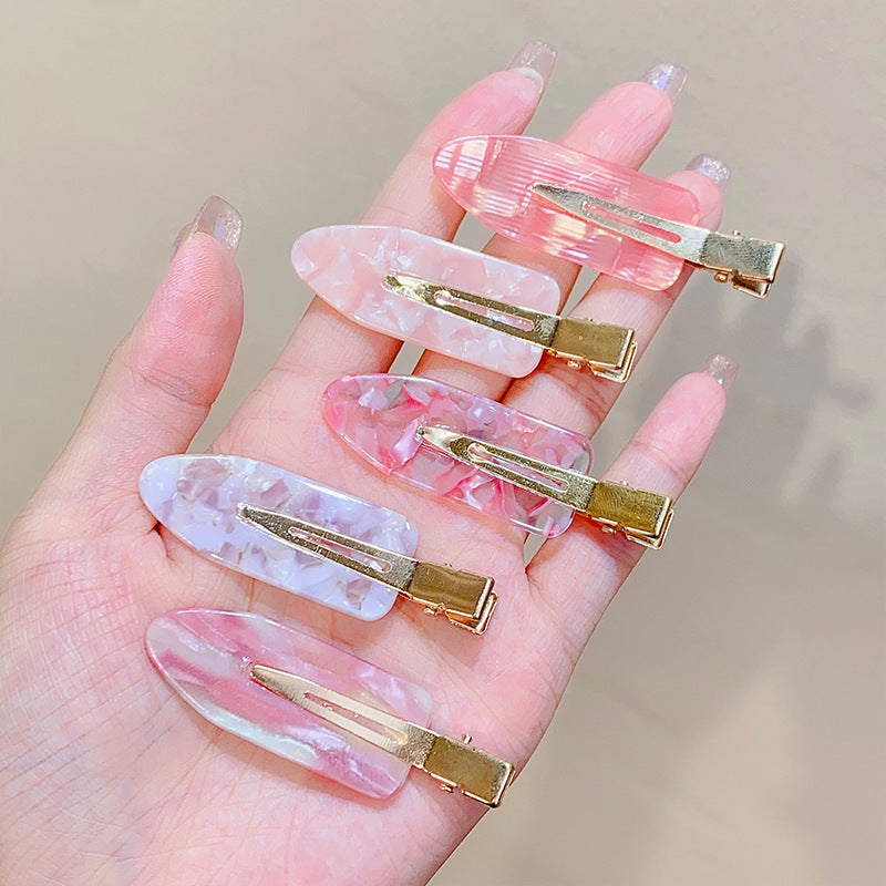 Acetic Acid Seamless Acrylic Duck Billed Hair Clip