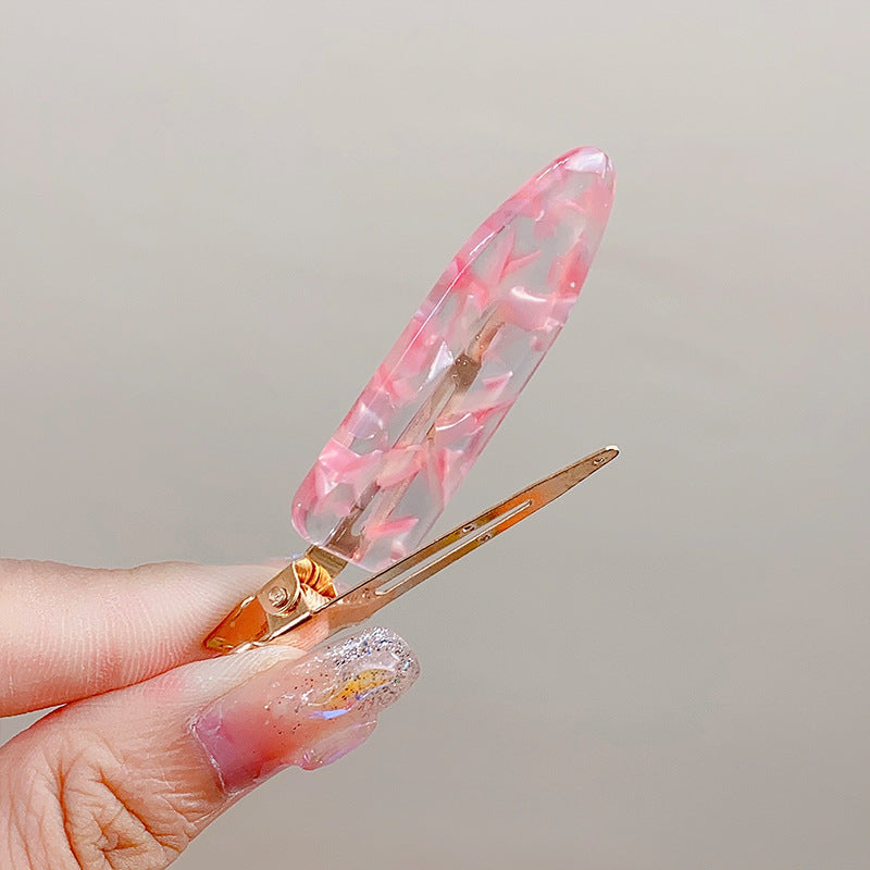 Acetic Acid Seamless Acrylic Duck Billed Hair Clip