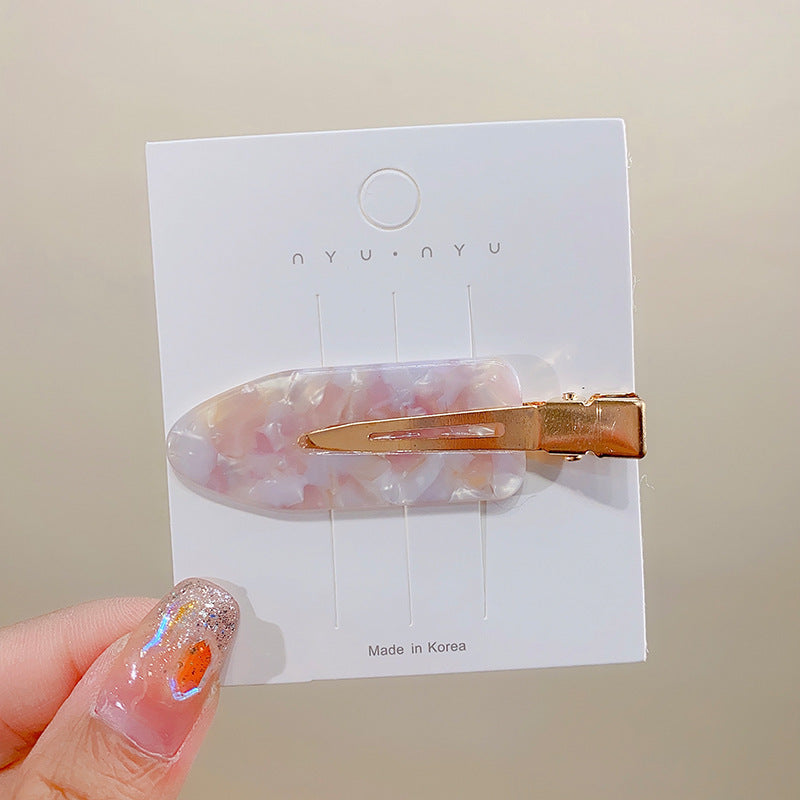 Acetic Acid Seamless Acrylic Duck Billed Hair Clip