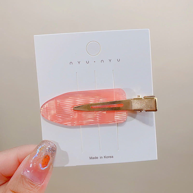 Acetic Acid Seamless Acrylic Duck Billed Hair Clip