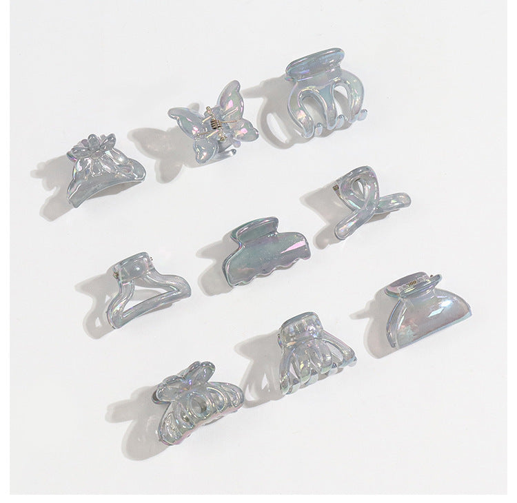 Korean Style Mini Claw Clip 6 Cards Jelly Color Barrettes